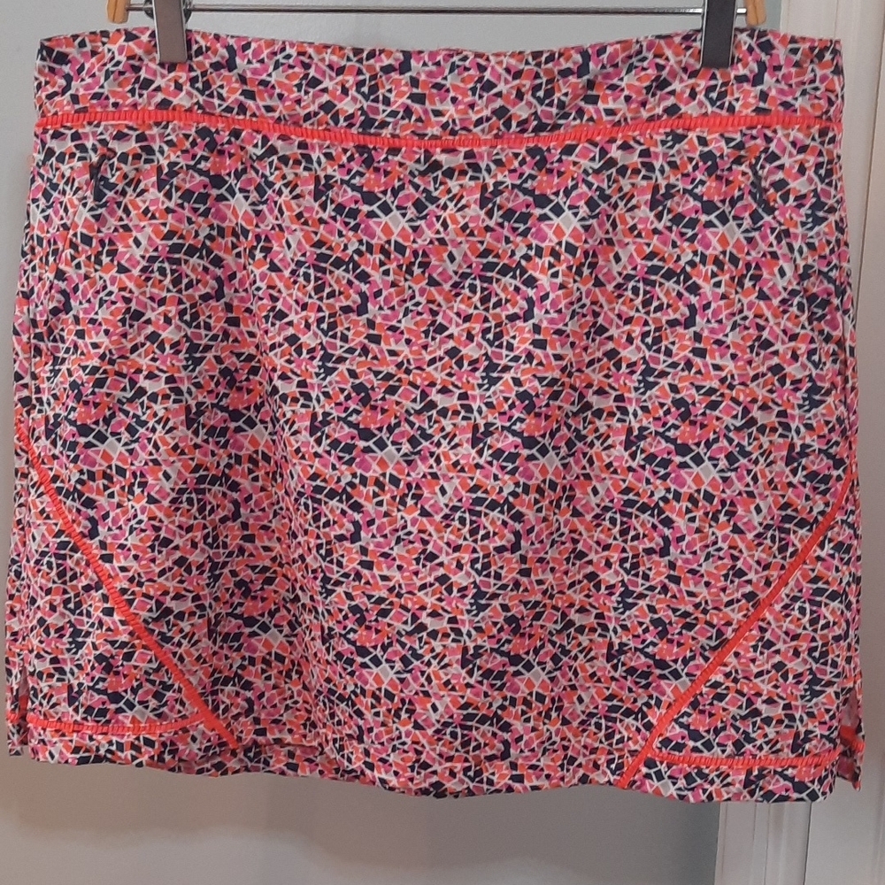 Lady Hagan Abstract Print Golf Skorts sz 14